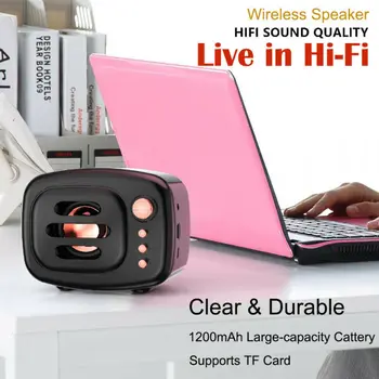 

2020 New Wireless Speaker Bluetooth Stereo Sub Woofer Built In Mic Dual Bass Sound Box
