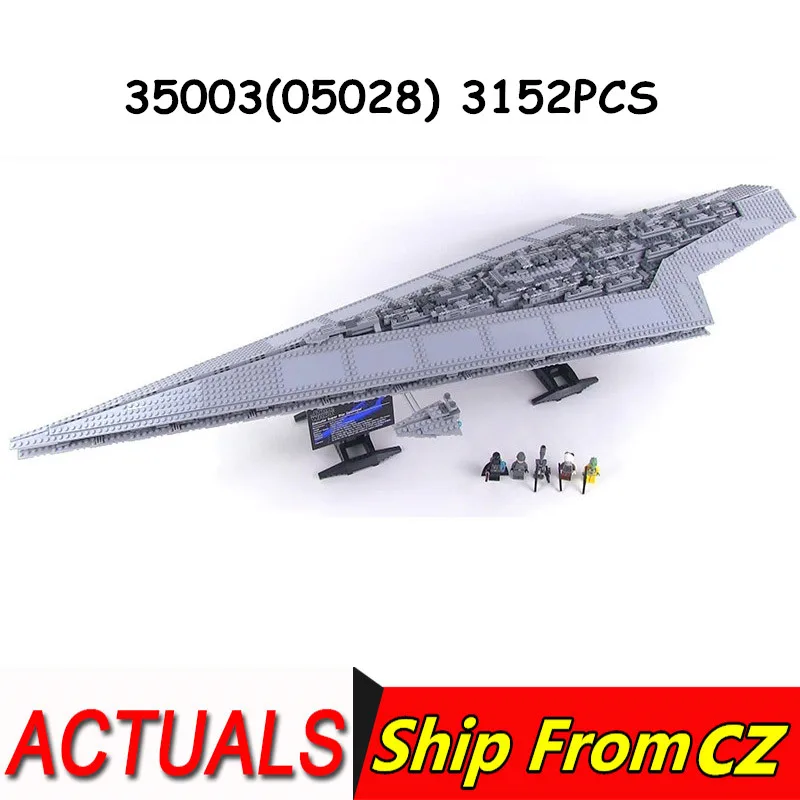 

35003 3152pcs Super Star Destroyer Building Blocks Compatible 05028 10221 Star Plan Wars Bricks Christmas Gift
