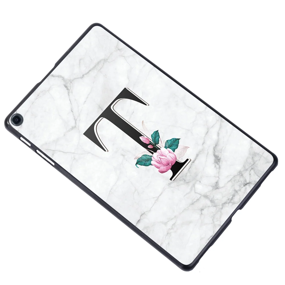 2022 Tablet Case for Samsung Galaxy Tab A7/Tab A7 Lite 8.7/Tab A A6 10.1/Tab A 10.5/Tab S6 Lite Letter Printing Hard Back Shell