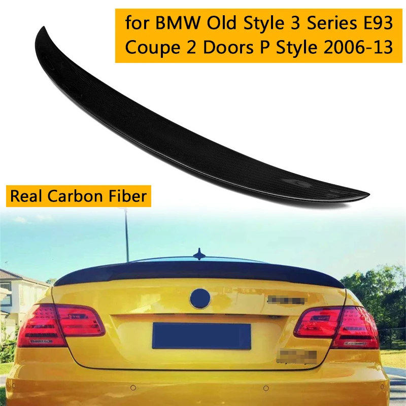 Автомобильный задний спойлер крыло из настоящего углеродного волокна для BMW 3