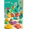 Summer Beach Toys For Kids Animal Model  Seaside Beach Toys Digging Sand Tool with Shovel Water Game Play Swimming Bath Toys 5