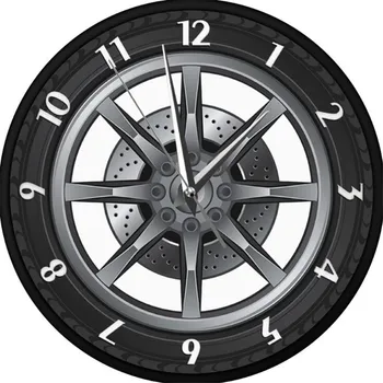 

Wheel Shape Wall Clock Living Room Decoration Creative Chemistry Clock Gift Metal Reloj De Pared Clock Wall Home Hanging Decor
