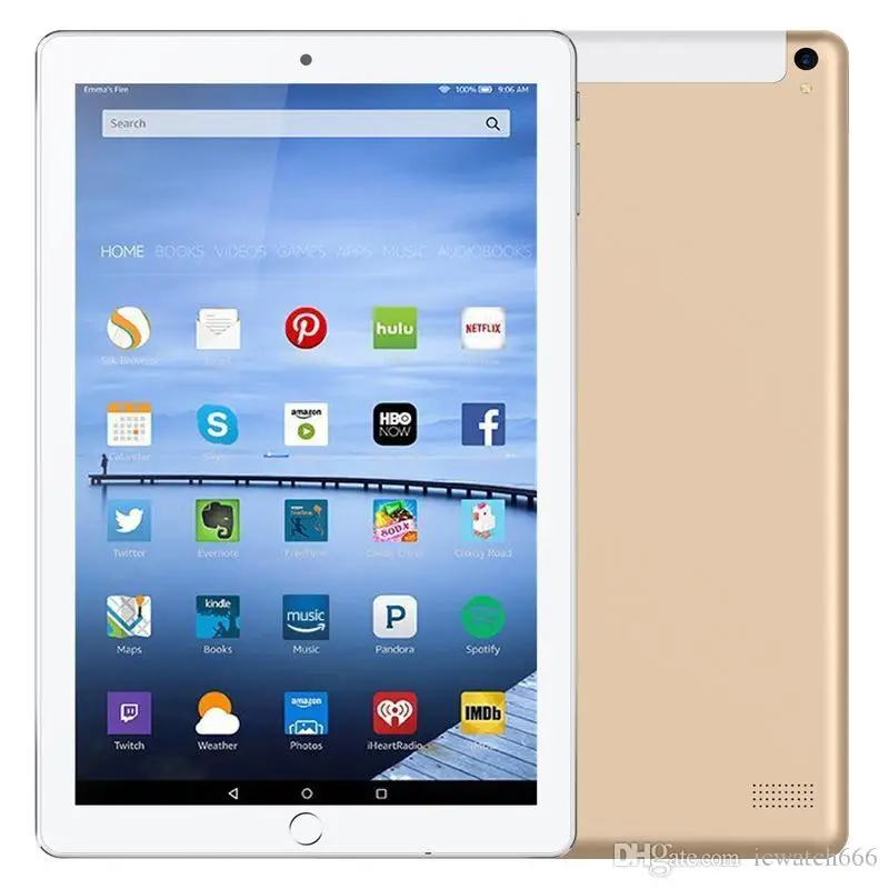 US $95.20 10 inch android tablet PC 6GB RAM 128GB Storage WiFi SIM card 1280800 IPS Screen Dual Cameras Touch Screen gaming Tablet PC