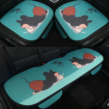 

Full Coverage flax fiber car seat cover auto seats covers for audi a6 c5 c6 c7 4f avant allroad q3 q5 q7 s3