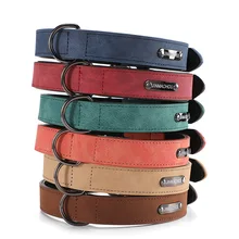 

MEOWS Pet Collar Pure Color Double-deck Leather
