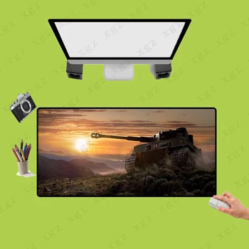 

XGZ New Arrivals World of Tanks Unique Desktop Pad Game Mousepad BIG SIZE Rubber PC Computer Gaming Mouse Pad Gamer Desk Pad