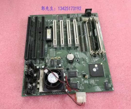 #Special Offers 100% high quality test AP57 586 motherboard 3 ISA 4 PCI to CPU memory fan