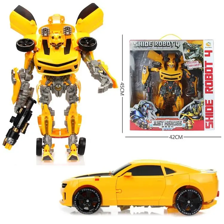 

Children Deformation Fit Toy Jingang 5 Hornets Giant Transformation Car Shi Robot