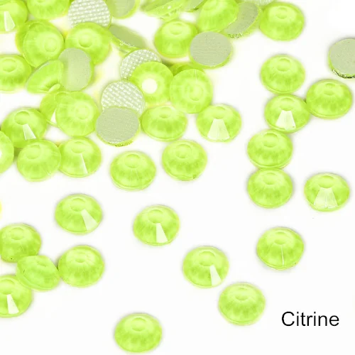 Citrine Фосфоресцирующие блестящие стразы горячей фиксации неоновые стразы фосфоресцирующие электрические горячей фиксации стразы украшения для одежды B3874 - Цвет: Citrine