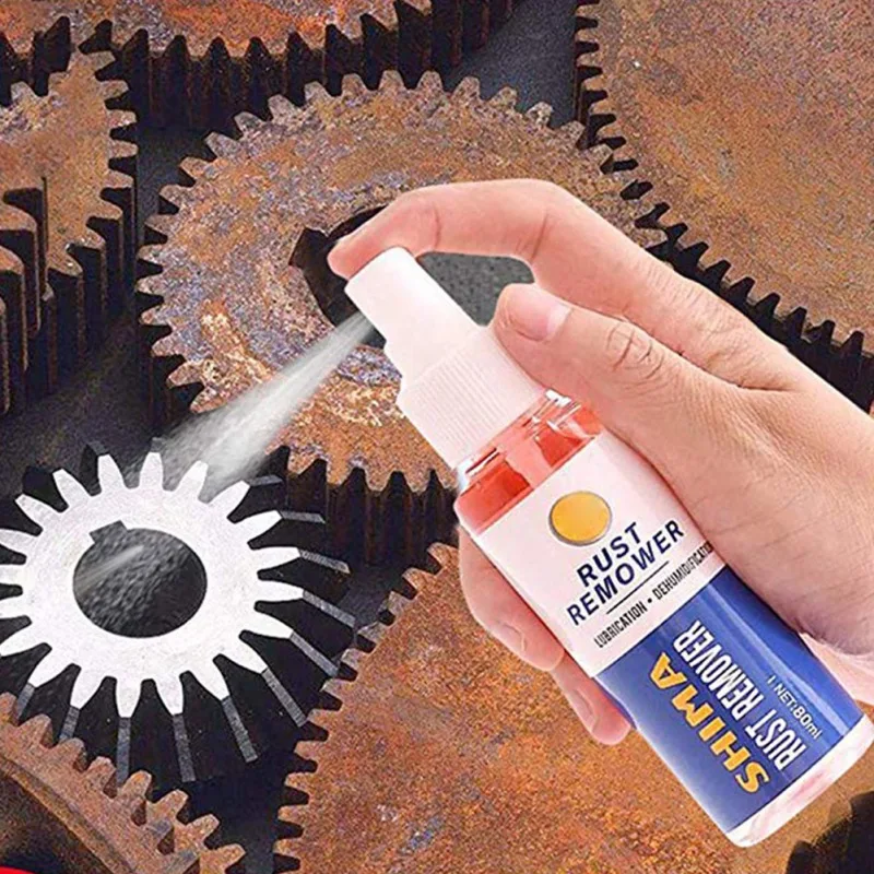 

80ml Car Rust Remover Rust Lubrication Inhibitor Wheel Hub Bolt Derusting Spray For Metal Parts