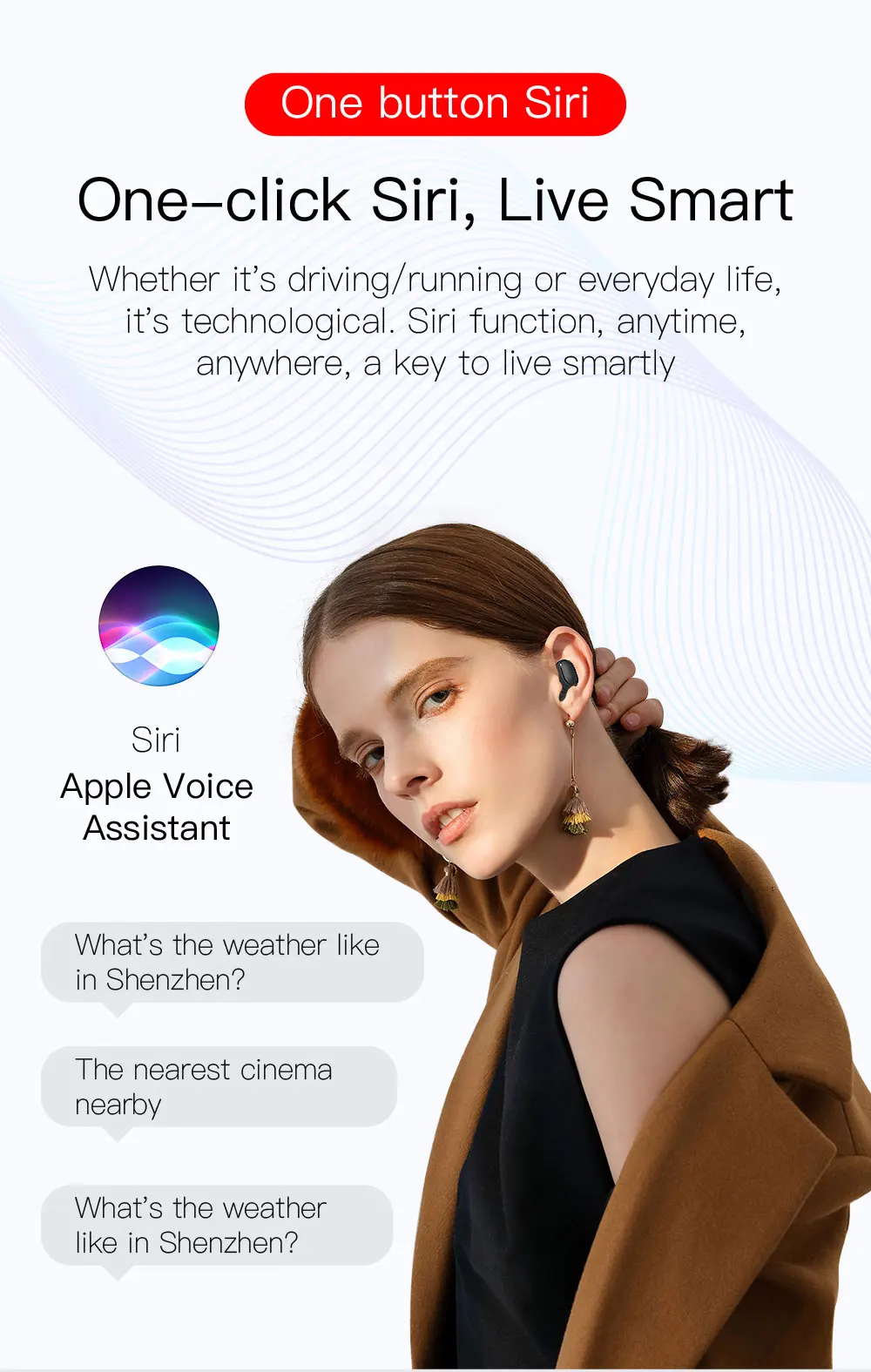 Tkey A6S Bluetooth 5,0 наушники гарнитуры Redmi Air Dots беспроводные наушники TWS наушники с шумоподавлением микрофон наушники для Xiaomi