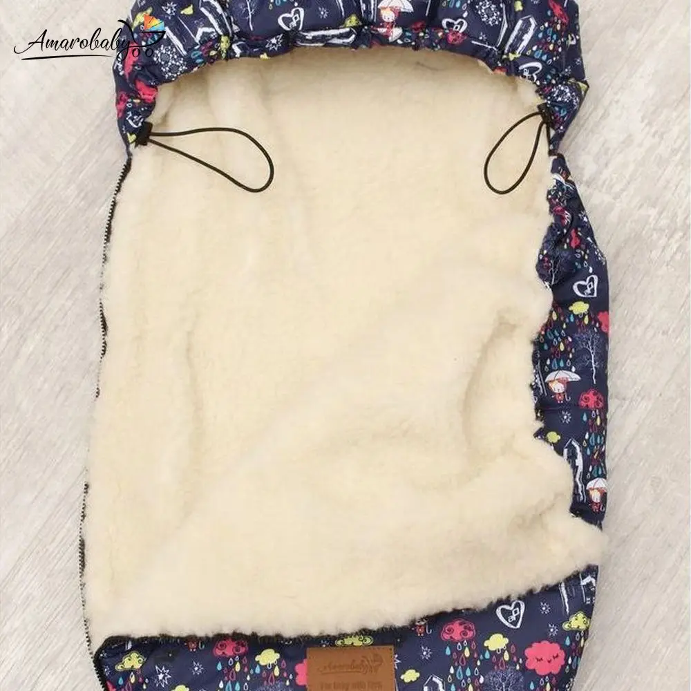 Конверт меховой универсальный AmaroBaby LITTLE FRIEND 80х45