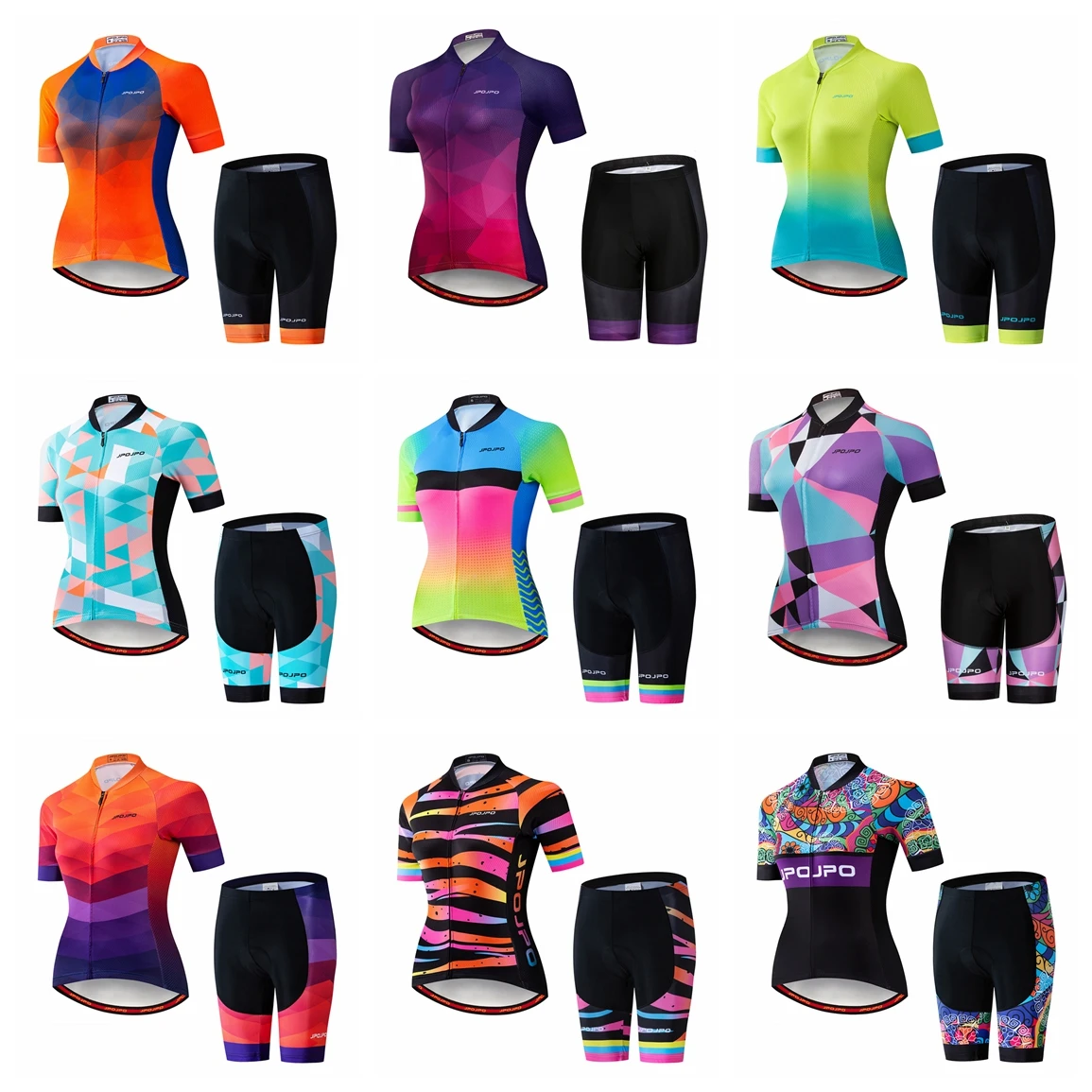 Women's Cycling Jersey - Mountain Road Bike Top With 3 Rear Pockets & Reflective Strips