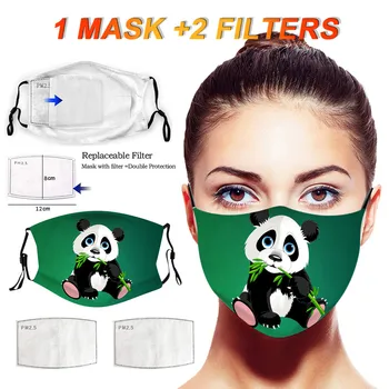 

Fashion Reusable Face Shield Windproof Face Shield Cloth Face Mask Breathable Mouth Mask Washable mondmaskers Mascarilla Tela