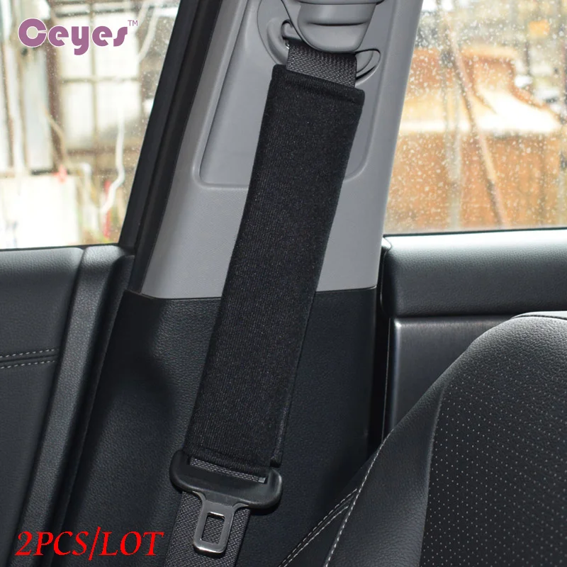 Car Styling Seat Belt Cover Case For Renault Megane 2 Duster Logan Captur Clio Laguna 3 Fluence Cotton Accessories Car-Styling seat belt covers