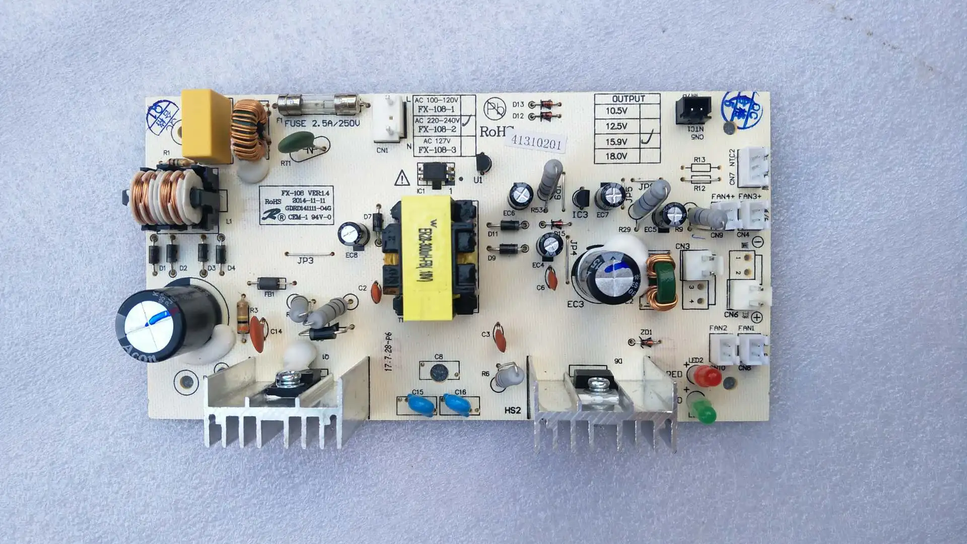 

15,9 в FX-108-2 винный шкаф силовая доска аксессуары для винного шкафа компьютерная плата основная плата винный шкаф компьютерная доска