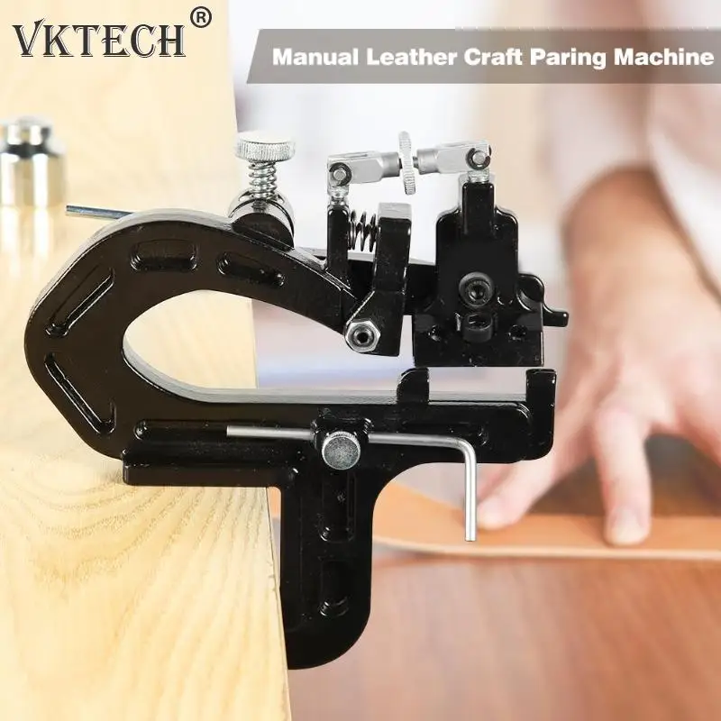 

Manual Leather Craft Paring Machine Edge Skiving Hand Leather Peeler Tool Leather Paring Device Edge Cut Splitter Skiver