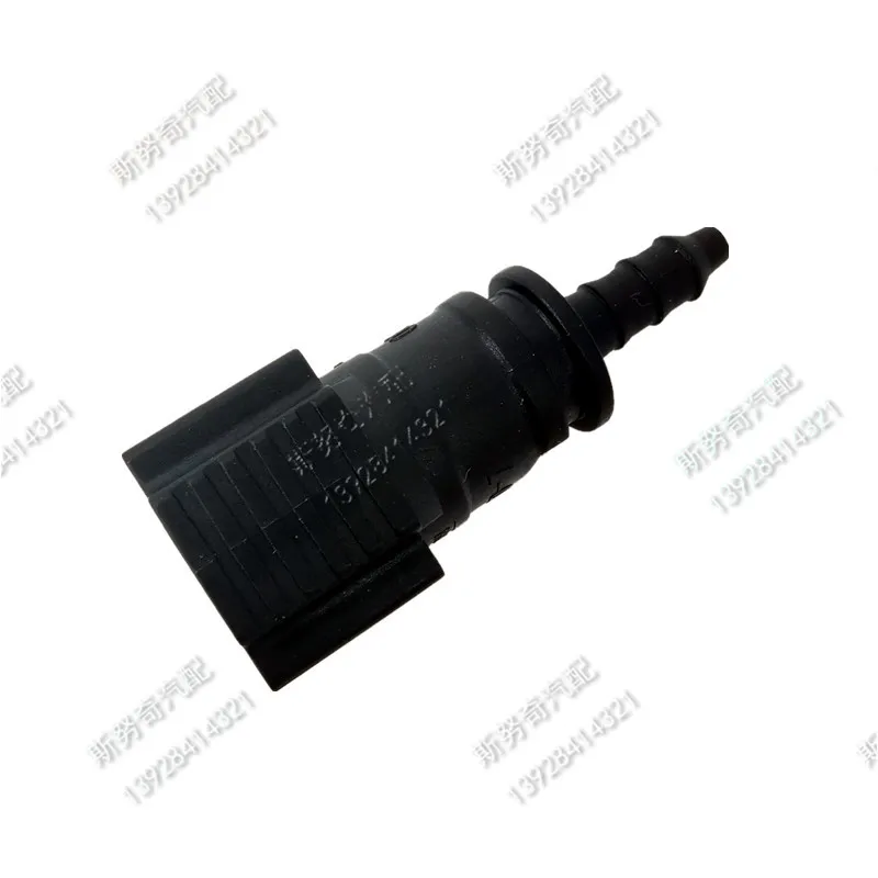 Plastic Connector Auto Fuel line quick connector fittings 2PCS 6.30 ID4 180 degree