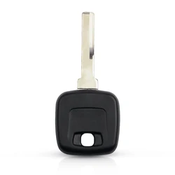 KEYYOU Replacement Transponder Chip Key Fob with Uncut Blade - Remote Key Shell Blank Case for Model 2