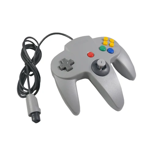 OSTENT проводной игровой контроллер геймпад джойстик для nintendo 64 N64 консоли видеоигр - Цвет: Gray