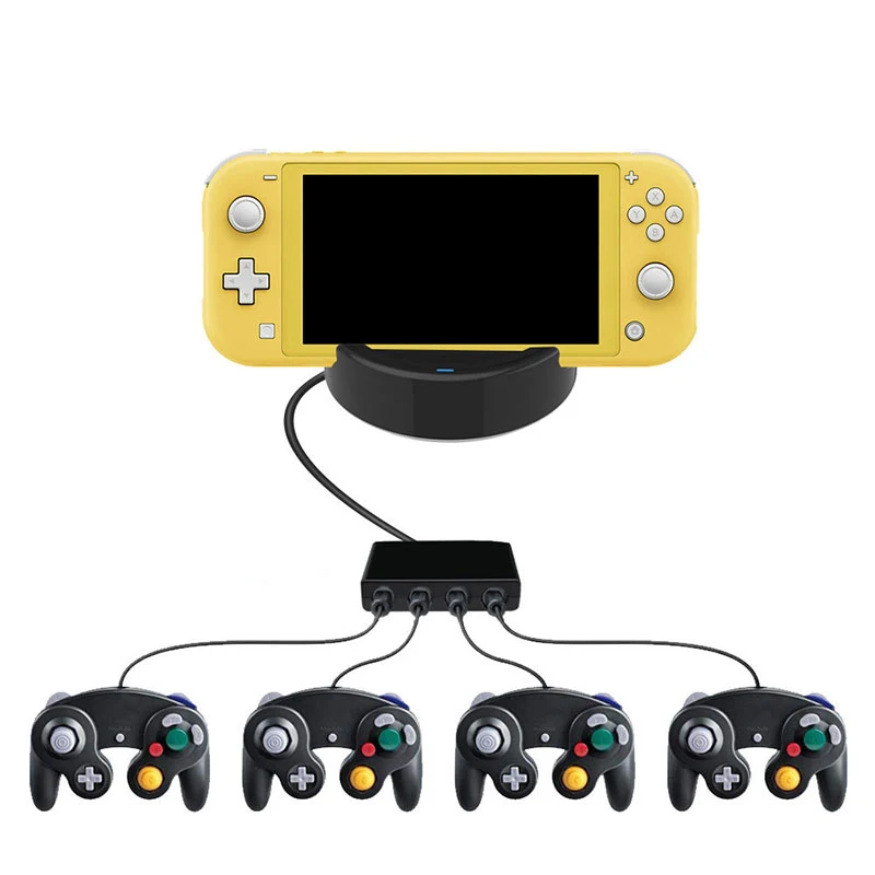 Подставка для зарядки кулер Внешний USB порт контроллера для nintendo Switch Lite Mini