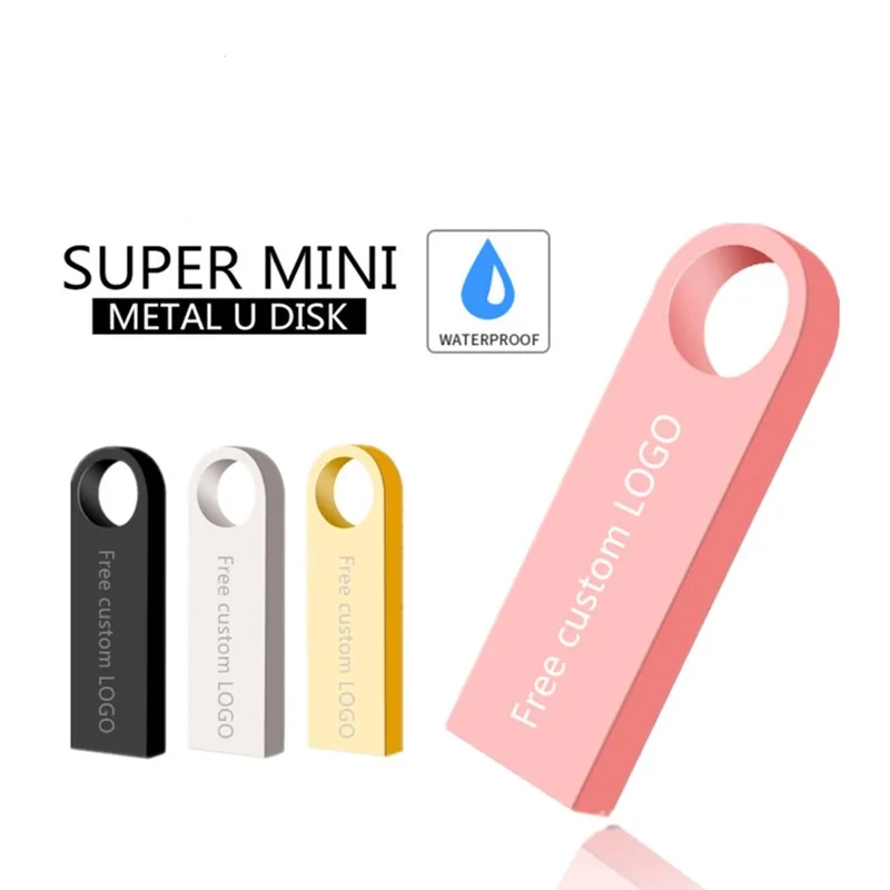 

Metal usb flash drive usb 2.0 flash memory stick 64GB 128GB high speed u disk 8GB pen drive 16GB key pendrive 32GB custom logo