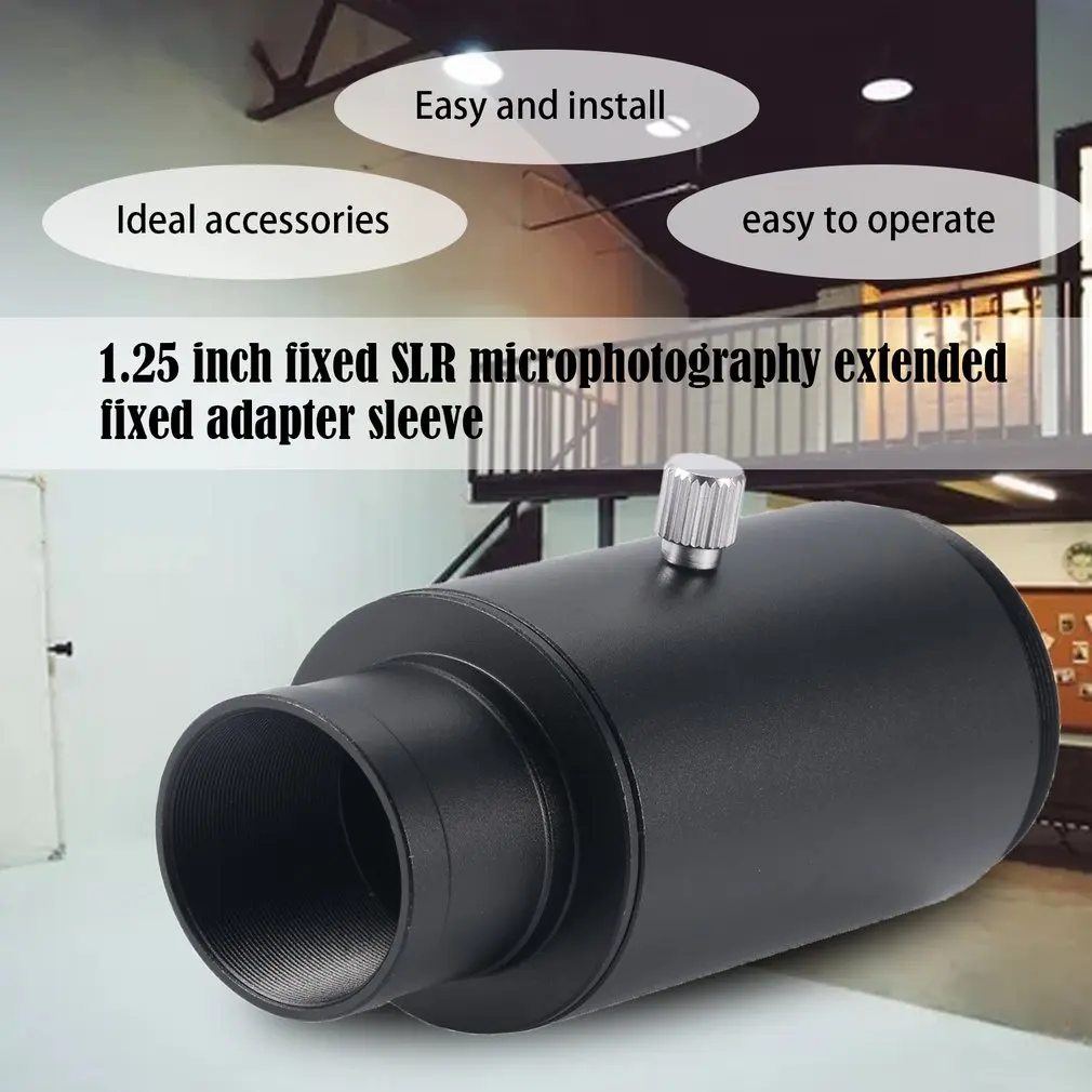 

1.25'' Extension Tube Adapter CA1 Astronomy Telescope M42 Thread T-Mount Adapter For Telescope / DSLR Camera