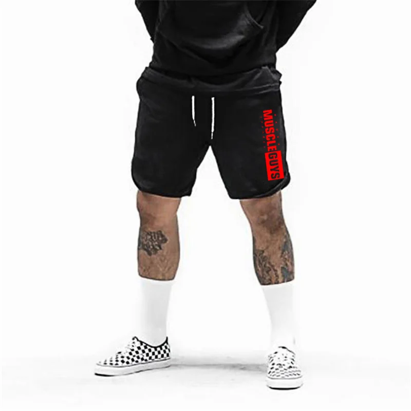 casual shorts for men Muscleguys Gym Shorts Men Mesh Short Trousers Sports Joggers Shorts bodybuilding Sweatpants Fitness Men Workout Acitve Shorts best men's casual shorts