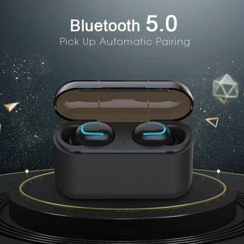 

Mini-2 TWS Wireless Waterproof Bluetooth 5.0 Earphone Eliminate noise Earbuds With Mic Charging Box Headset Wireless Earbuds