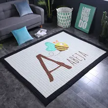 Хлопок, датский экологически чистый ковер, Детские хлопковые коврики, коврик для детской комнаты с изображением скандинавских героев мультфильмов