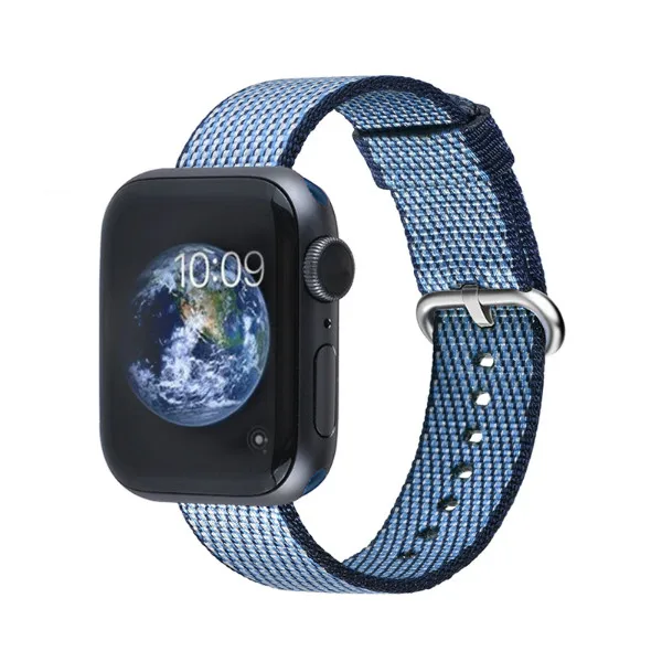 Тканый нейлоновый сменный ремешок для Apple Watch series 4/5 40 мм 44 мм тканевый браслет для Iwatch series 3 2 1 38 мм 42 мм - Цвет ремешка: Color 34