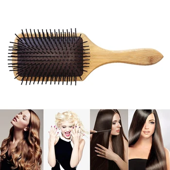 

Comb Hair Care Brush Massage Wooden Spa Massage Comb Antistatic Promote Blood Circulation