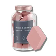 DSstyles 12 шт. Алмазная форма порошок слоеный сухой и влажный макияж Губка косметическая основа губка с контейнером для хранения