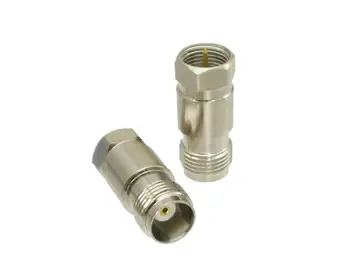 

10pcs Adapter converter F TV male plug to TNC female JACK straight RF COAXIAL