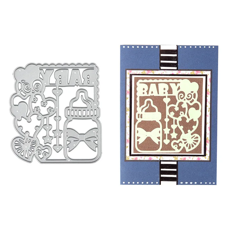 DiyArts детские базовые штампы рамка для резки металла новые карточные штампы для скрапбукинга Трафарет Шаблон-штамп для вырезания