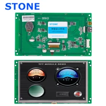 MCU RS232 RS485 port Open Frame LCD display panel for touch controller