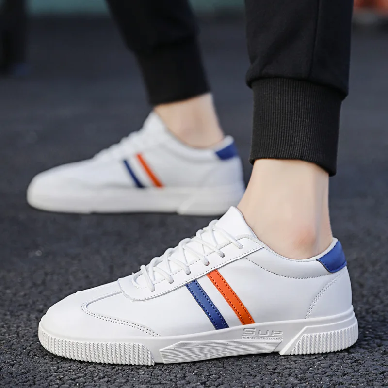 

Shoe Men's Trendy Shoes 2019 New Style Trend Summer Versatile Thin White Shoes Men's Casual Breathable Students Shoes Men's