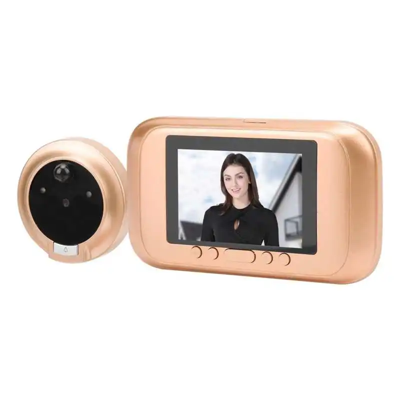 Визуальный дверной звонок цифровой глазок камера безопасности двери HD 720P ночное