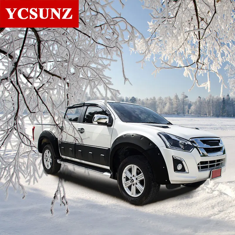 2016 2018 вспышки крыла для Isuzu D max 2017 аксессуары Брызговики Chevrolet dmax детали