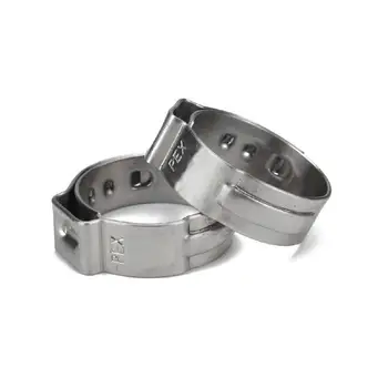

100 Pieces / Bag Stainless Steel 1/2 PEX Clamp Ring Crimping Ring Accessories