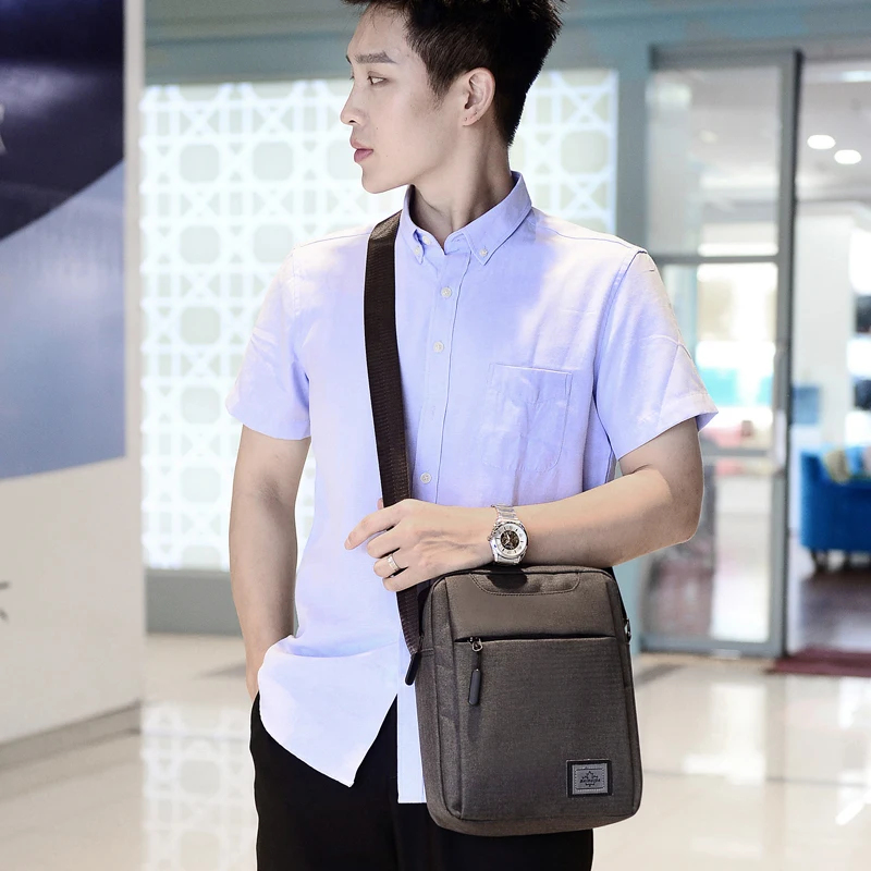 New Men's Diagonal Package Usb Charging Chest Bag Three Color Optional Oxford Cloth Men's Business Travel Bag Daily Office Bag