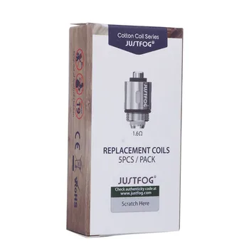 

10pcs Justfog C14 Q14 Q16 P16A P14A Coil Head Atomizer Coil 1.6ohm Replacement Coil for Justfog Atomizer Vape Pen E Cigarettes