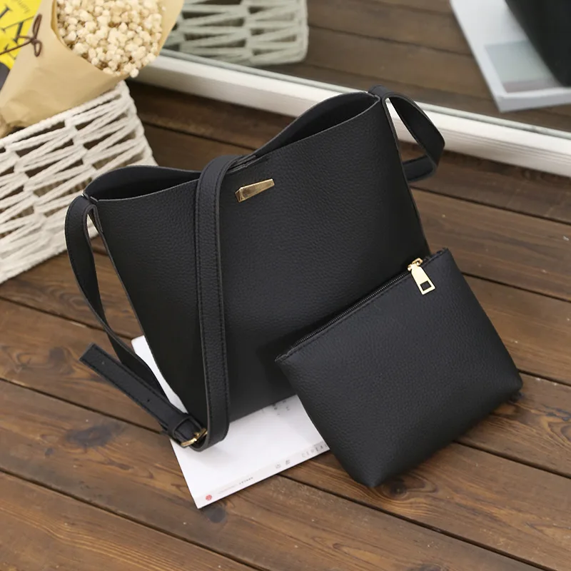 

2018 New Style Spring And Summer Fashion Picture Bucket Bag Korean-style Trend Embossed Leather Casual Versatile Shoulder Obliqu
