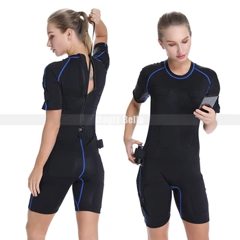 

Wireless EMS Body Muscle Stimulator Training Fitness Machine Suit Remote Control Indoor Gym Home Use