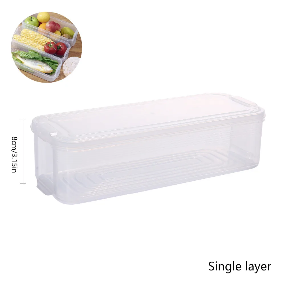 Коробка для хранения холодильник пластиковые прозрачные ящики ...