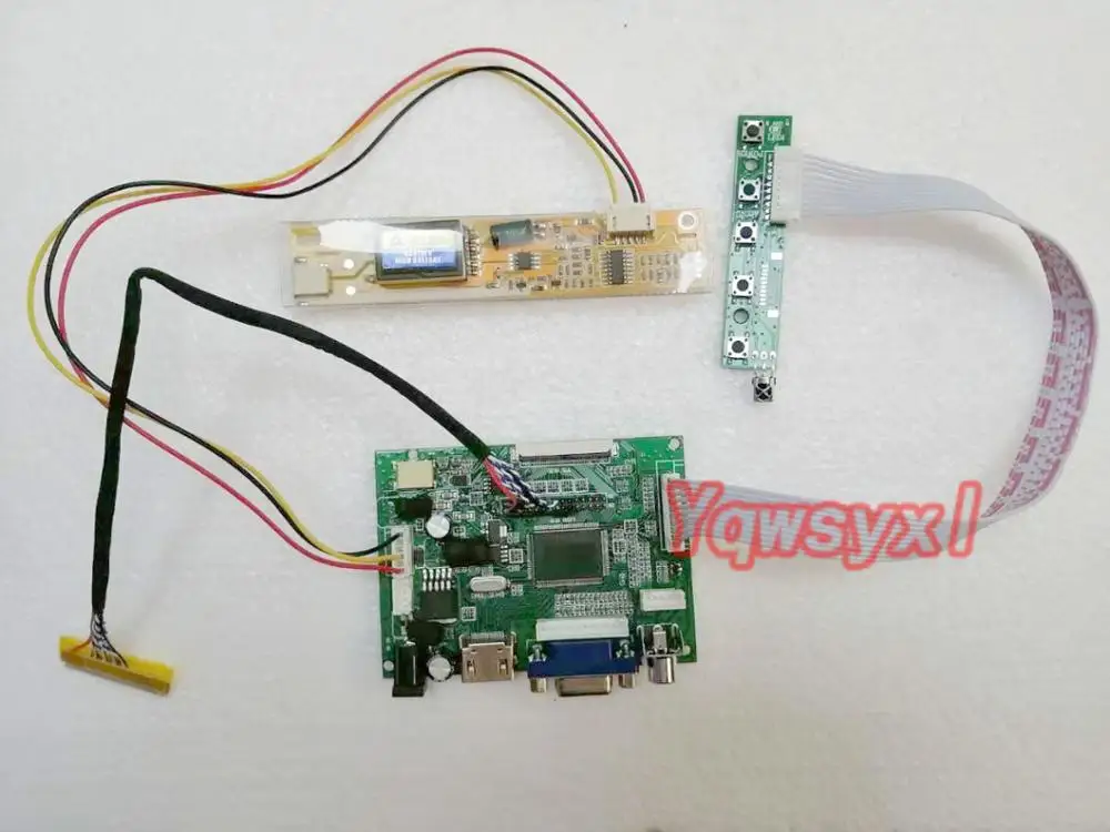 Плата ЖК-контроллера Yqwsyxl для 15,4 дюймов 1280x800 B154EW01 B154EW08 N154I3-L02 HD + VGA 2AV, плата драйвера ЖК-контроллера