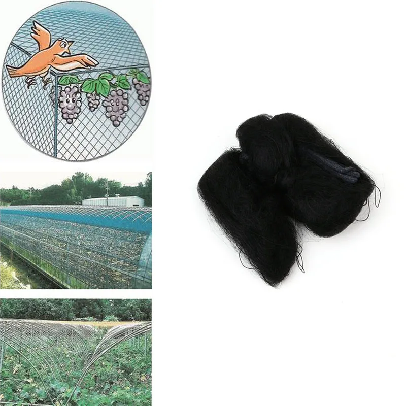 Прямая поставка 3x6 м черная птица-Предотвращение Анти Птица рыболвная сеть сетка для фруктовых деревьев