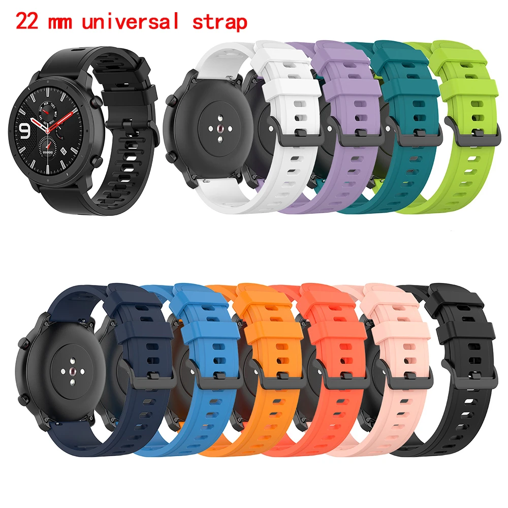 Cinturino In Silicone 22Mm Per Lg G Watch Urbani Asus Zenwatch 2 Gen 5 Carlyle (Time Vivoactive 4 Ticwatch Pro Cinturino