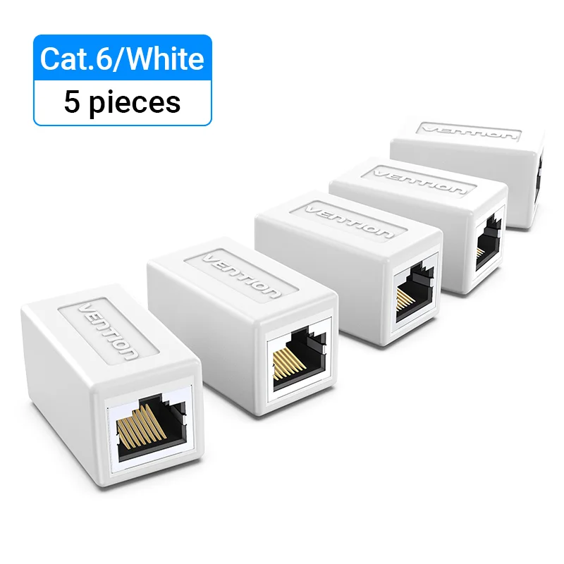 RJ45 Coupler Female to Female Ethernet Coupler Cat6 Lan Cable Extender Adapter - Picture 17 of 18