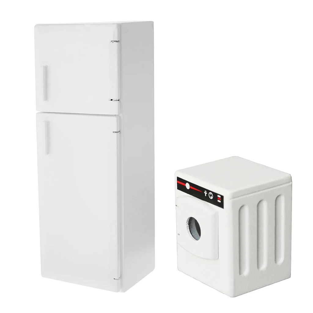 Набор мебели для кукольного домика с реалистичной шкалой 1/12 наборы холодильника